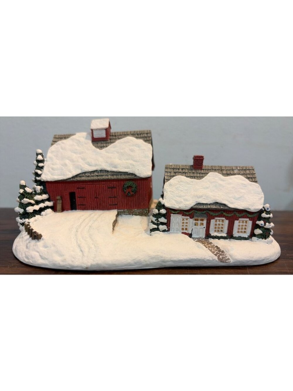 Christmas Eve At The Studio Norman Rockwell Hawthorne Sculpture '93 Hand-Painted
